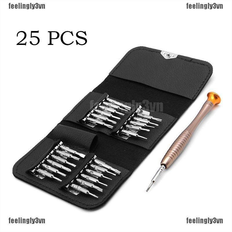 ❤ADA❤ 1 Set 25 in 1 Precision Screwdriver Wallet Kit Tool For Macbook Air Smart phones TO