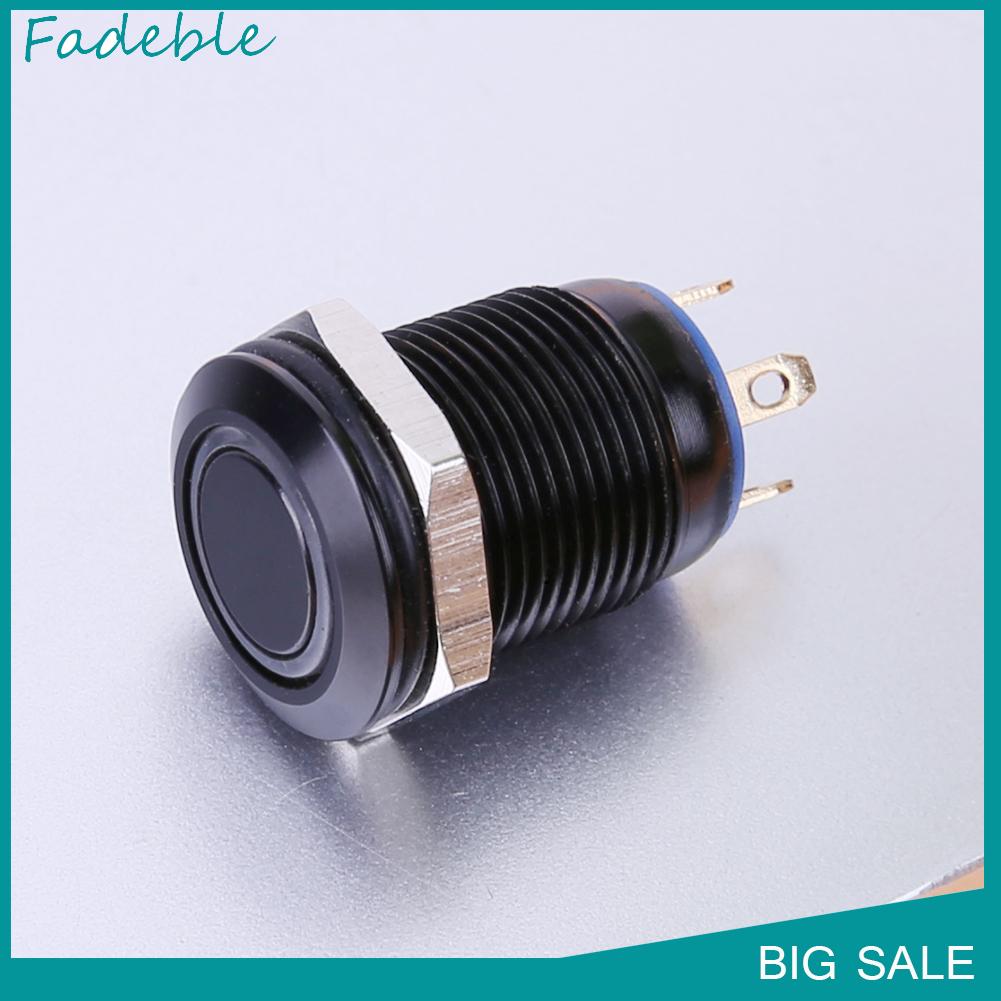 Nút công tắc tích hợp đèn led kích thước 12mm chống thấm nước tiện dụng