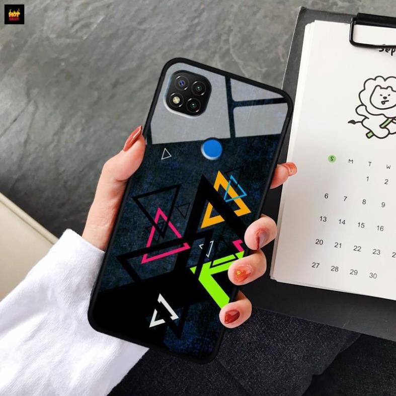 Ốp lưng kính 3D Xiaomi Redmi 9C cute