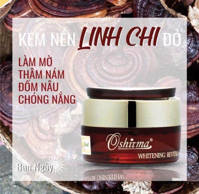 KEM NÉN LINH CHI ĐỎ LÀM MỜ THÂM NÁM, ĐỐM NÂU, CHÓNG NẮNG BAN NGÀY 30G