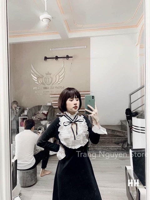 VÁY CỔ NƠ PHA VIỀN BÈO | BigBuy360 - bigbuy360.vn