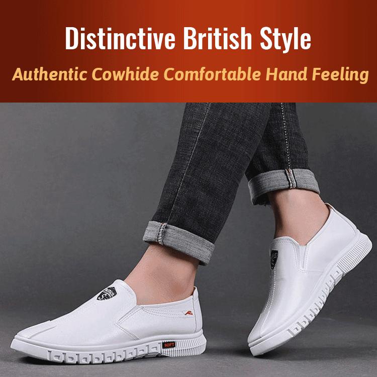 Giày Lười Da Bò Thời Trang Cá Tính