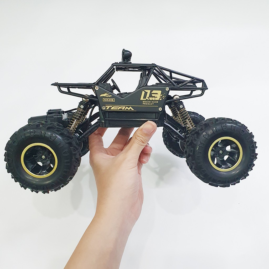 Đồ Chơi Siêu Xe Địa Hình Điều Khiển Từ Xa ROCK CRAWLER 2 Cầu Dẫn Động 4 Bánh Toàn Thời Gian 4WD Siêu Ngầu Có Hộp Đẹp