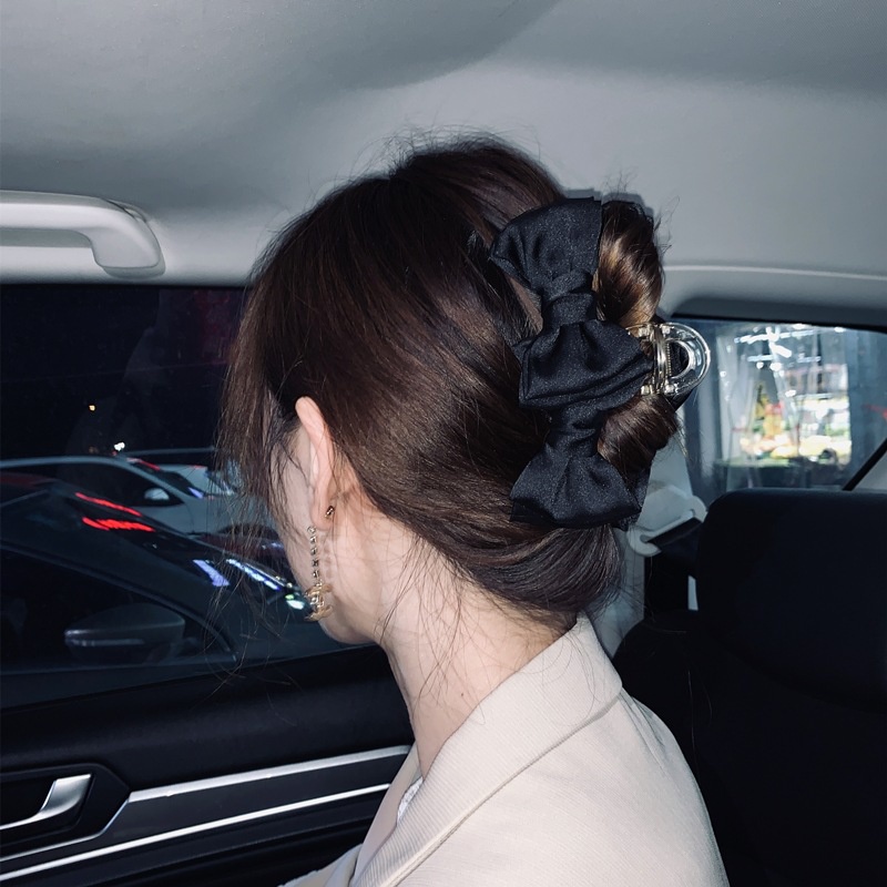 Kẹp Tóc Nhựa Kiểu Dáng Đơn Giản Phong Cách Hàn Quốc