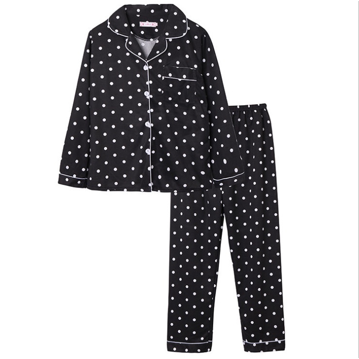 Đồ bộ nữ LookBook dài tay mặc nhà chất cotton sữa hàng chuẩn Quảng Châu