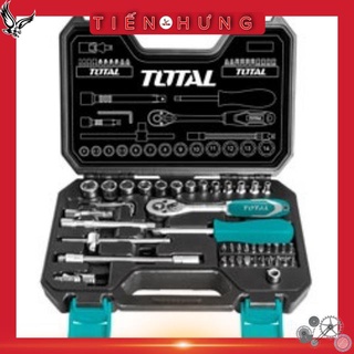4-14mm bộ tuýp 1/4" 45 chi tiết total tht141451