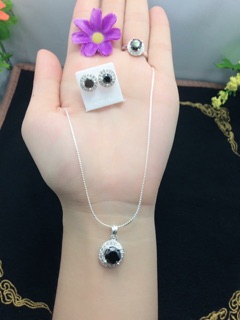 Bộ trang sức bạc ta hạt tròn