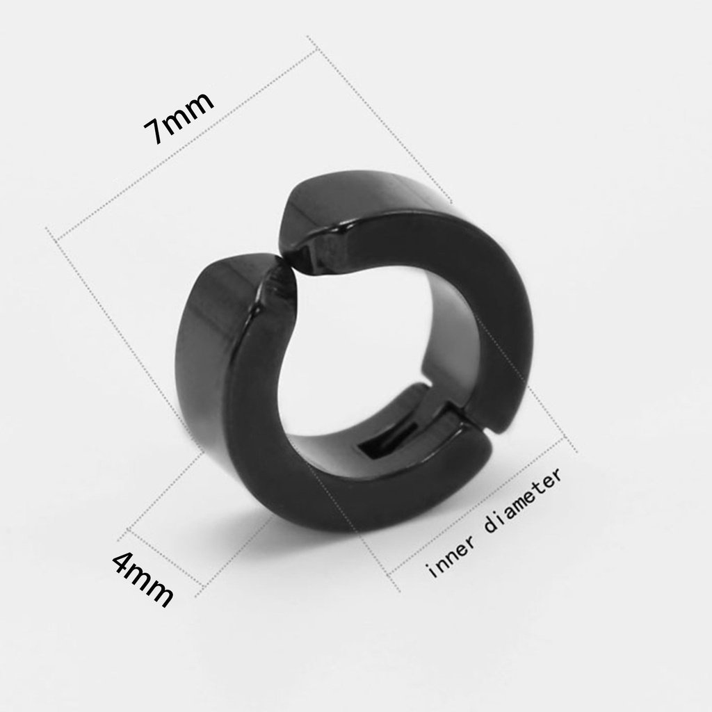 Khuyên kẹp tai phong cách hình học nhiều màu lựa chọn thời trang cho nam