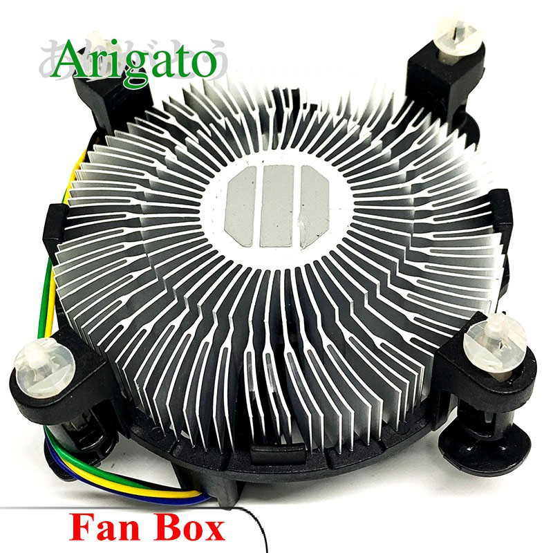 Quạt tản nhiệt Fan Box CPU Cao Cấp 44 cánh 52 cánh có sẵn keo tản nhiệt ECOBA