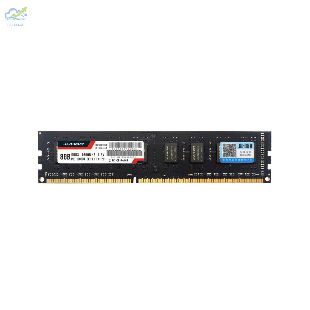 Bộ Nhớ Ram G Juhor Ddr3 8gb 1600mhz 1.5v Dành Cho Máy Tính | BigBuy360 - bigbuy360.vn