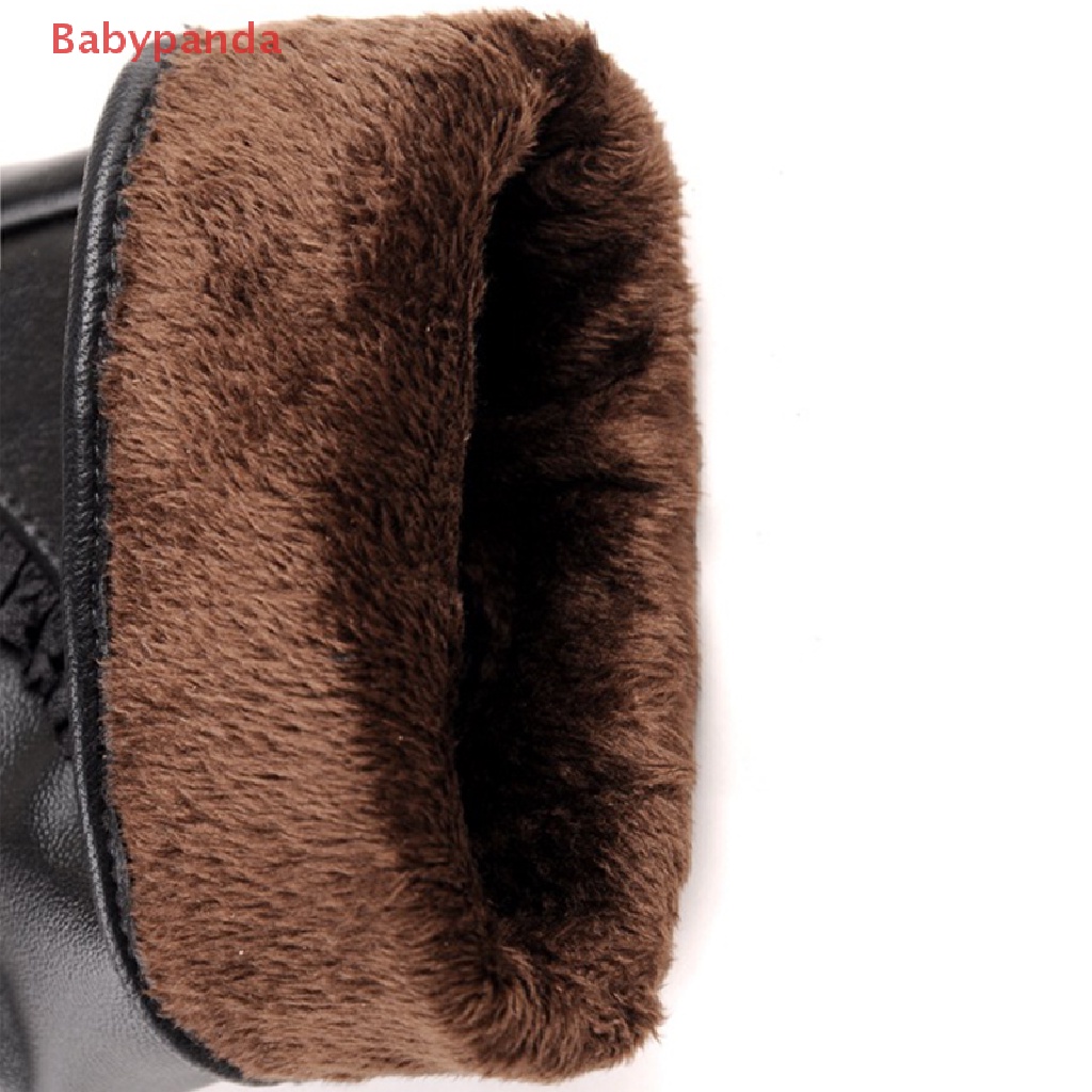 Găng Tay Da Lót Nhung Giữ Ấm Mùa Đông Có Thể Chạm Màn Hình Cảm Ứng Dành Cho Nữ