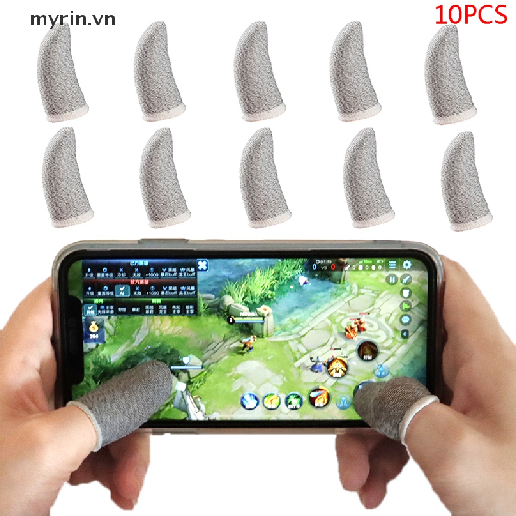 Set 10 Bao Ngón Tay Chống Mồ Hôi Khi Chơi Game Trên Điện Thoại