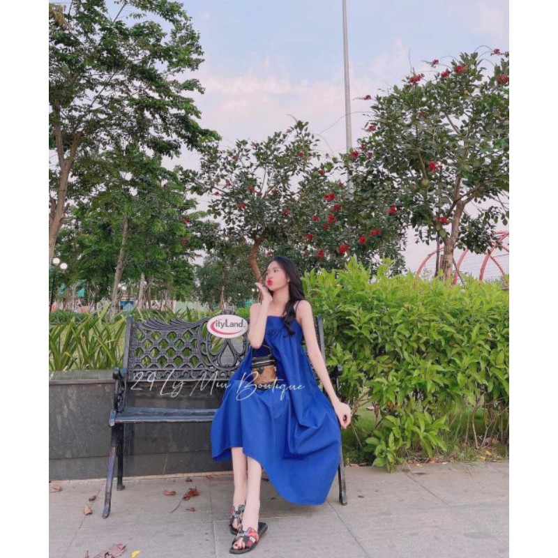 Đầm suông 2 dây 👗