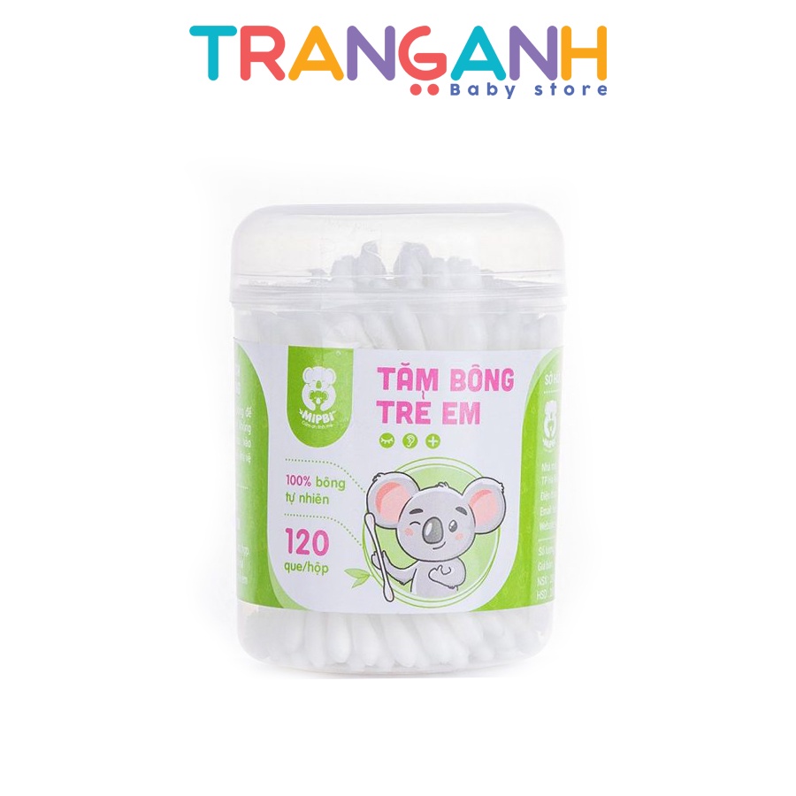 Tăm bông trẻ em MIPBI 120 cái
