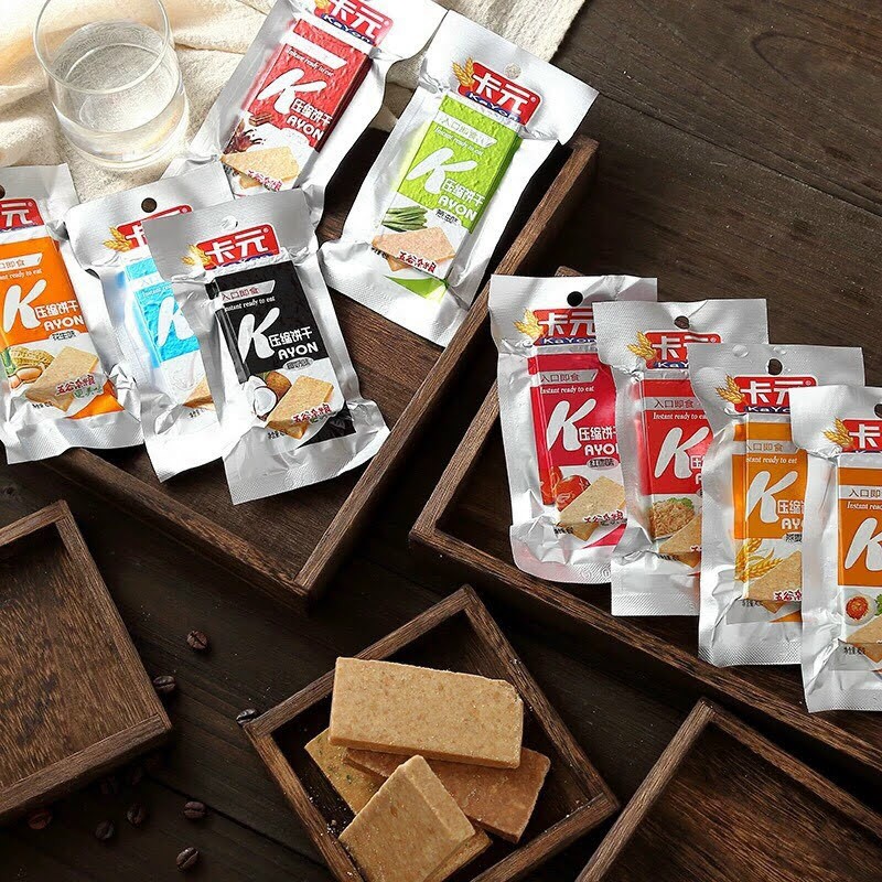 Hộp 20 bánh lương khô Kayon trộn nhiều vị