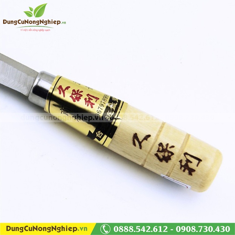 Dao cắt trái cán gỗ ngắn 21cm chuyên dùng cắt gọt trái cây xoài đu đủ táo hồng lê mít