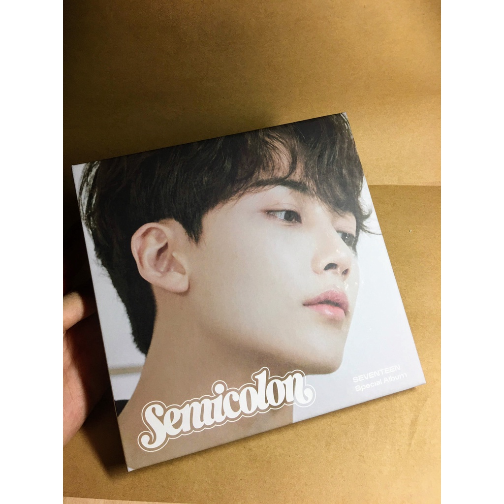 Album Semicolon SEVENTEEN cover Jeonghan + poster