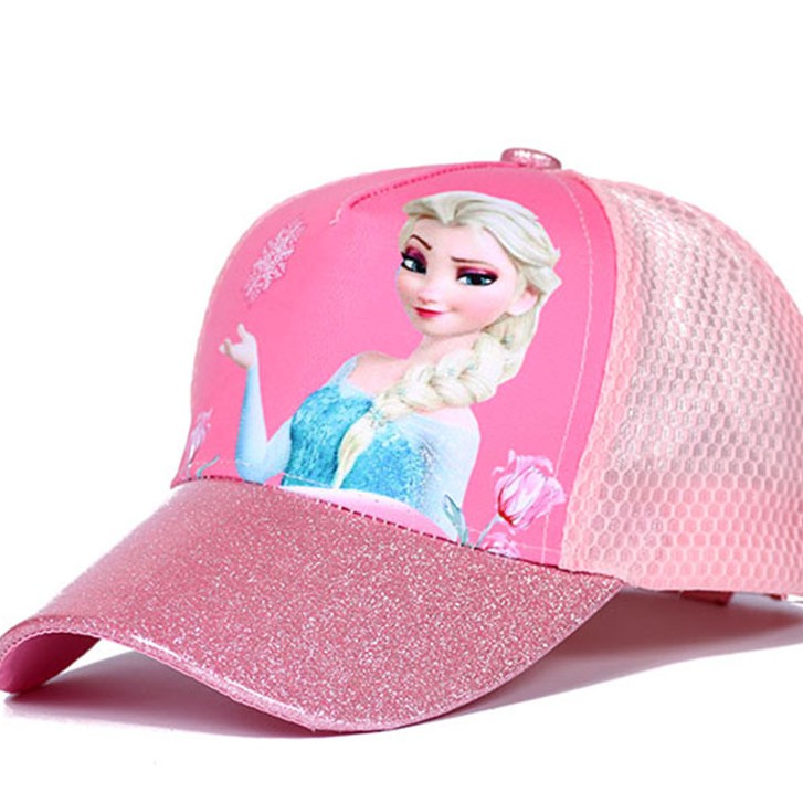 Nón kết cho bé, nón công chúa Elsa lưới bé gái
