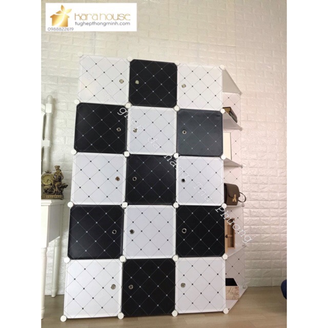 Tủ nhựa ghép 15 ô kèm 5 góc sâu 47cm. Tặng kèm 3 treo đồ. Inbox Mẫu và màu bạn chọn. Mẫu được nhiều người mua nhất