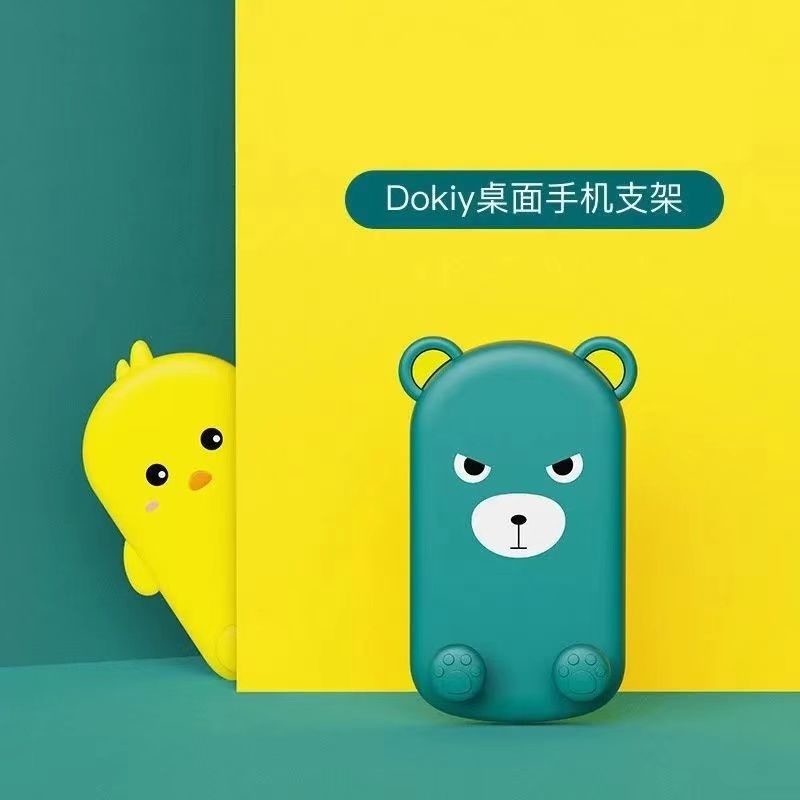 Giá Đỡ Điện Thoại Để Bàn Họa Tiết Gấu Hoạt Hình Đáng Yêu Mẫu Sji7