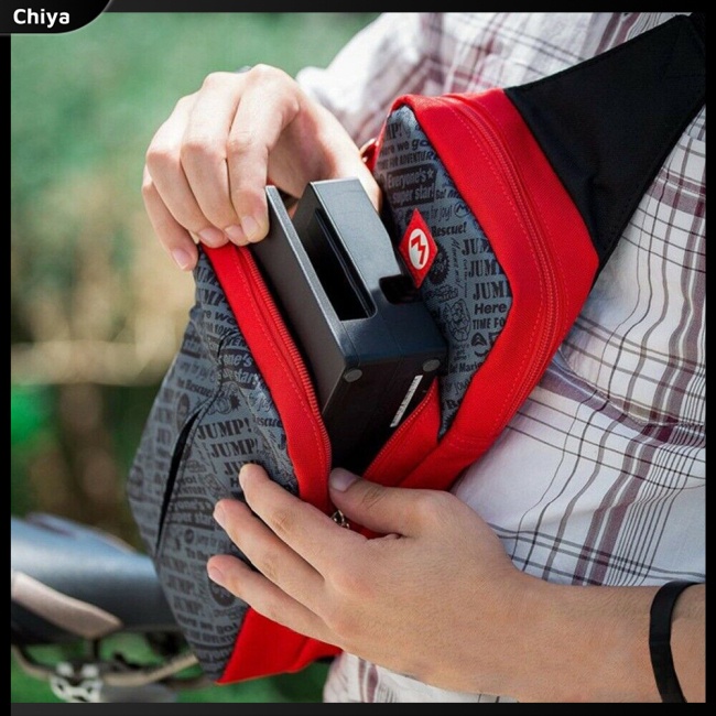 Túi Đeo Vai Vải Canvas Đựng Máy Chơi Game Nintendo Switch / Lite