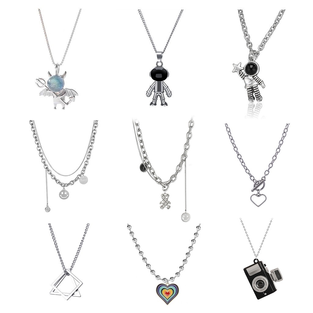 1 Dây Chuyền Phong Cách Hip hop Hàn Quốc Thời Trang