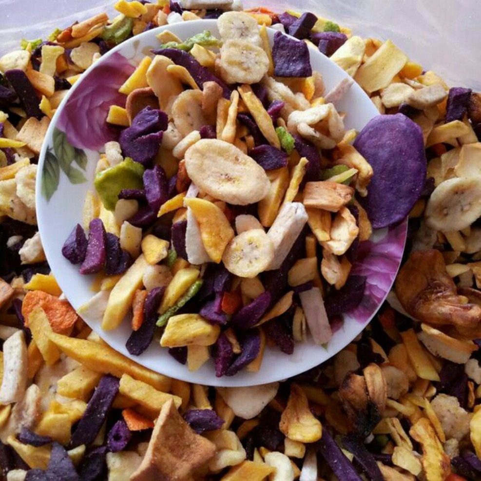 500g trái cây sấy vụn Xả Kho