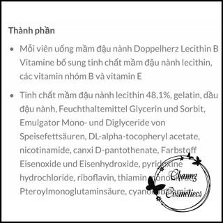 Sản phẩm Mậm.đậu.nành. lecithin hàng Đức