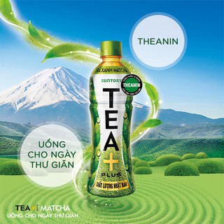 Trà Ô Long Tea+ Plus / Chanh / Matcha (Thùng 24 Chai / Lốc 06 Chai / 455ml)