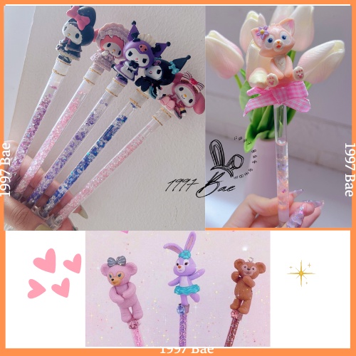 Dao rọc giấy washi tape dạng bút kiểu dáng thỏ Stella Lou, Cinamonroll và Gấu dễ thương