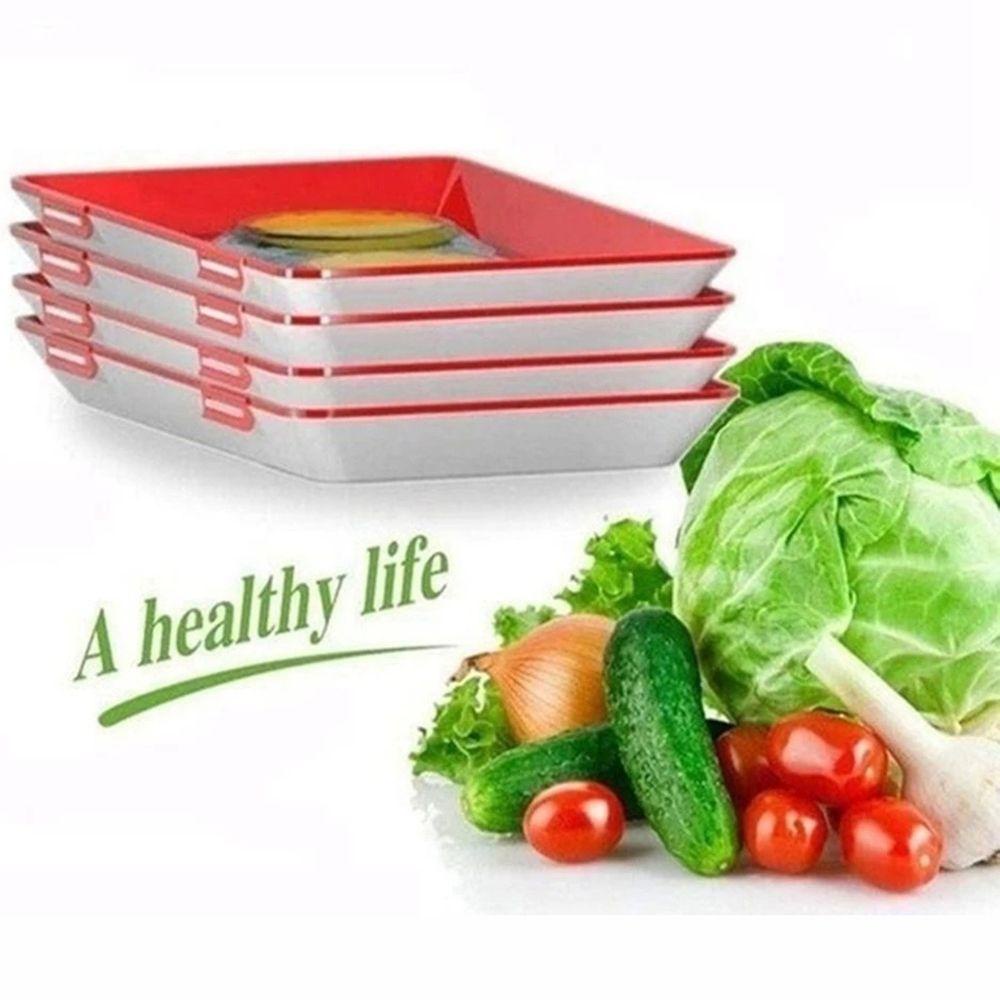 Nickolas Khay Đựng Thức Ăn Tươi Mát Ma Thuật Sáng Tạo Có Thể Xếp Chồng Lên Nhau