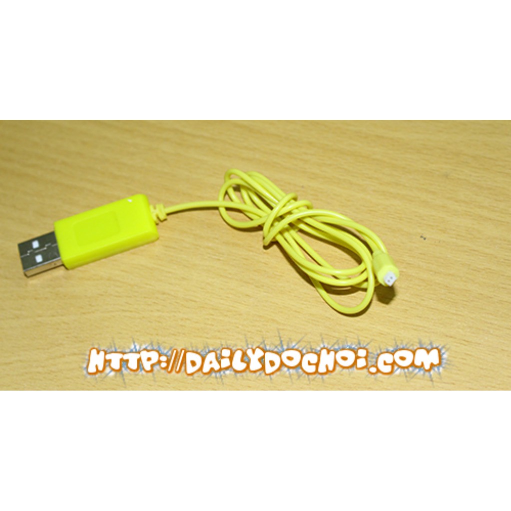 Dây sạc 3.7v chân răm nhỏ cho máy bay điều khiển