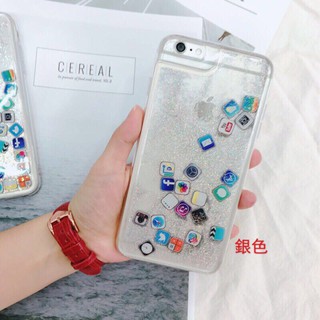 Ốp lưng lấp lánh dành cho iphone X 6 6s 7 8 Plus