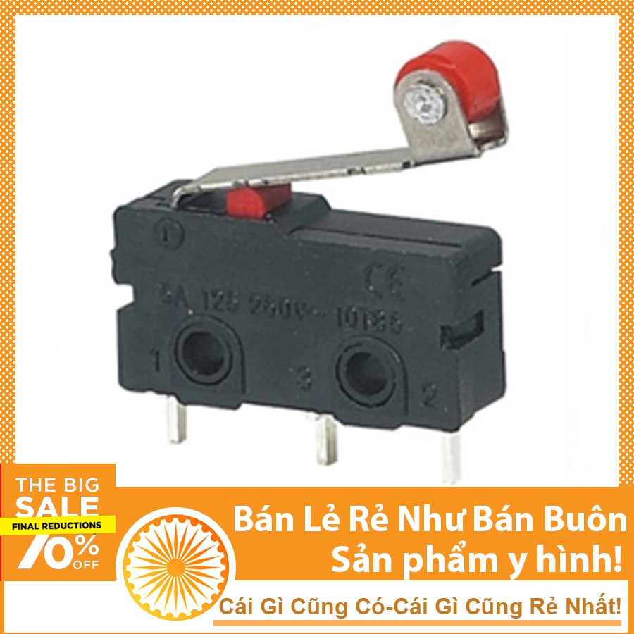 Công Tắc Hành Trình KW12 3A 250V - Có Bánh Xe