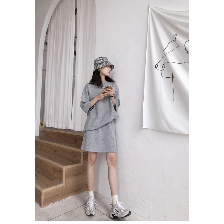 Set trang phục SUXI áo thun tay ngắn và quần đùi phong cách trẻ trung thời trang dành cho nữ