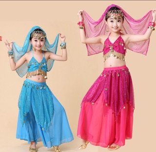 Đồ múa bé gái yếm váy dài