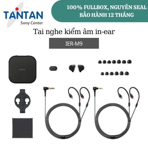 Tai nghe kiểm âm in-ear Sony IER-M9-Loa siêu thanh tweeter-Bộ màng loa BA mang thiết kế nguyên bản của Sony