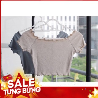 Áo Croptop trễ vai - Shoulder Top