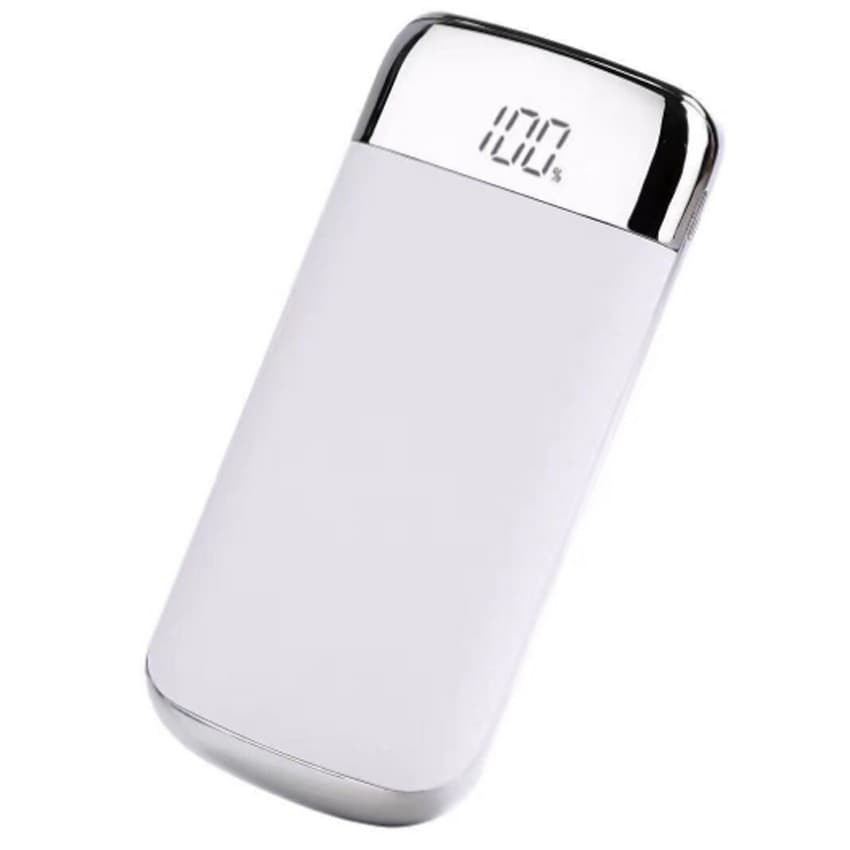 [Free Ship Bảo Hành] Sạc Dự Phòng Pin Dự Phòng Pin Trâu Dung Lượng 20000 MAH 2 Cổng Cắm Đèn Pin Siêu Sáng - BH 1 Năm