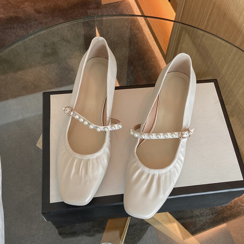 Elegant Fashion Square Female Doll Shoes For Women