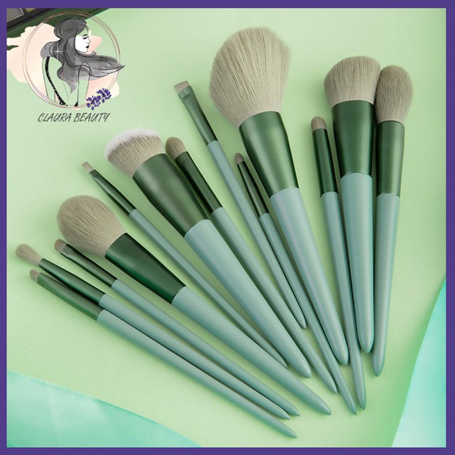 [MẪU MỚI 2021] Bộ Cọ Trang Điểm FIX 13 Món, Chính Hãng, Tặng Kèm Túi Nhung