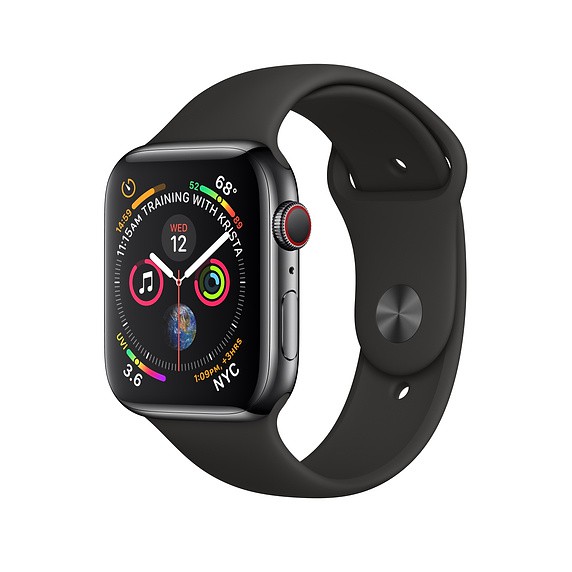 Đồng Hồ Thông Minh Apple Watch Series 4 Space Black Stainless Steel Case 99%