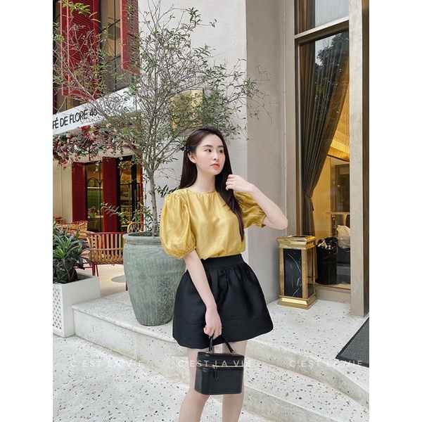 Chân váy phồng chất tafta cao cấp