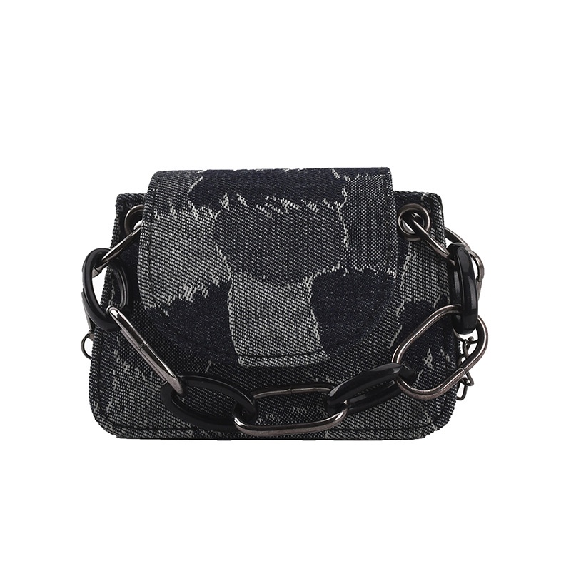 Túi đeo vai / kẹp dưới cánh tay phối dây xích đơn giản thời trang mùa hè cho nữ 2021