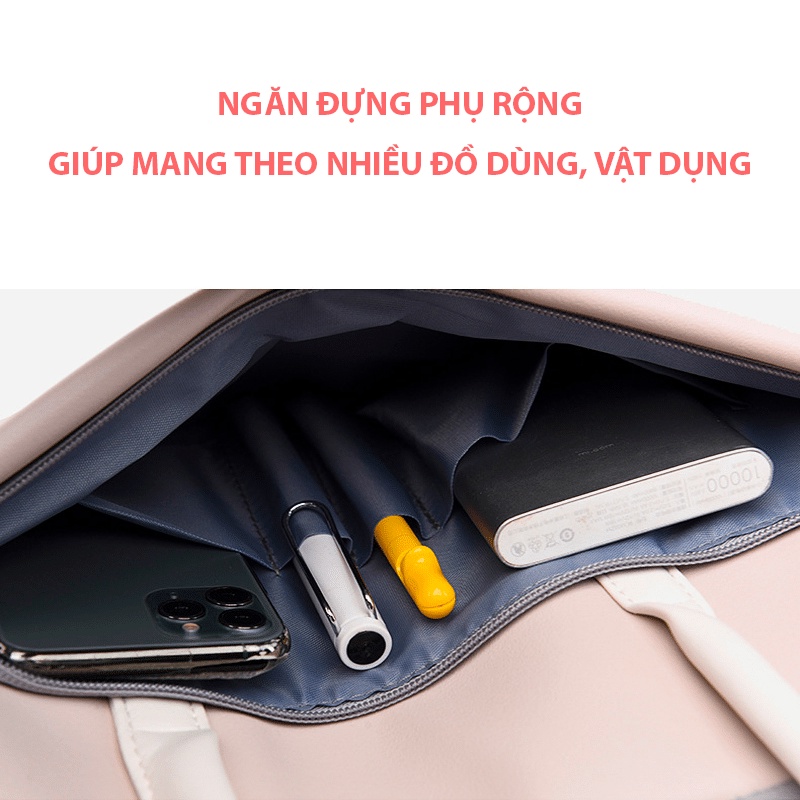 Túi chống sốc laptop, macbook 13/ 14/ 15.6inch có dây đeo, chống thấm nước. Túi xách laptop thời trang cho nữ