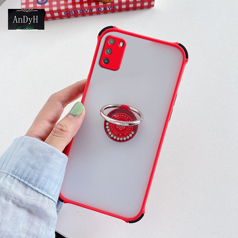 Ốp Lưng Chống Sốc Có Nhẫn Đỡ Cao Cấp Cho Xiaomi Poco X3 / Poco X3 Nfc / Poco X3 Pro 4-corner | BigBuy360 - bigbuy360.vn