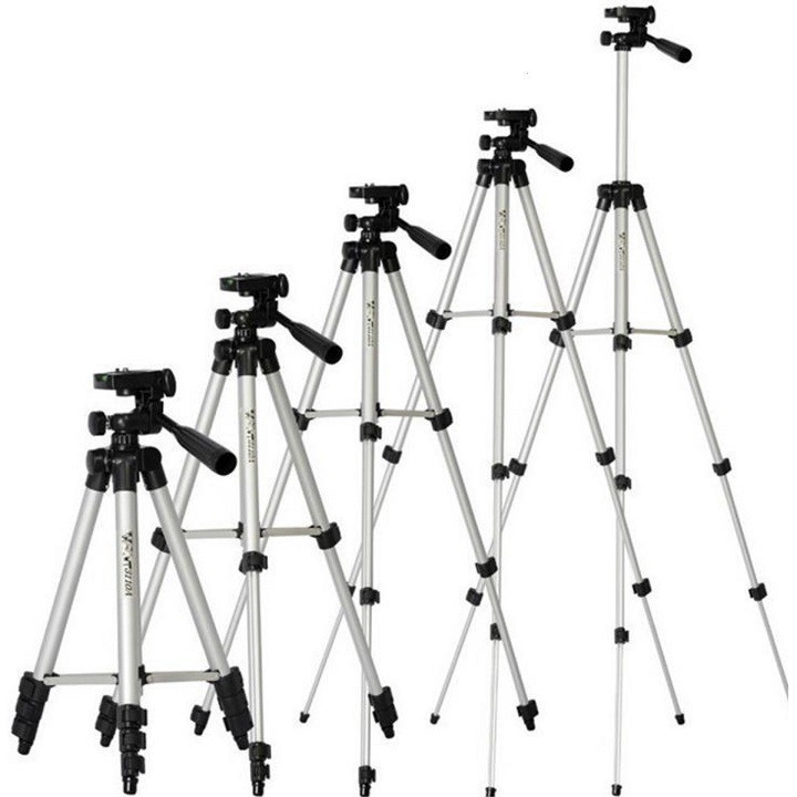 Tripod Giá đỡ điện thoại 3110 kẹp điện thoại livestream cho máy ảnh và điện thoại Tripod gây 3 Chân Kèm Giá Đỡ