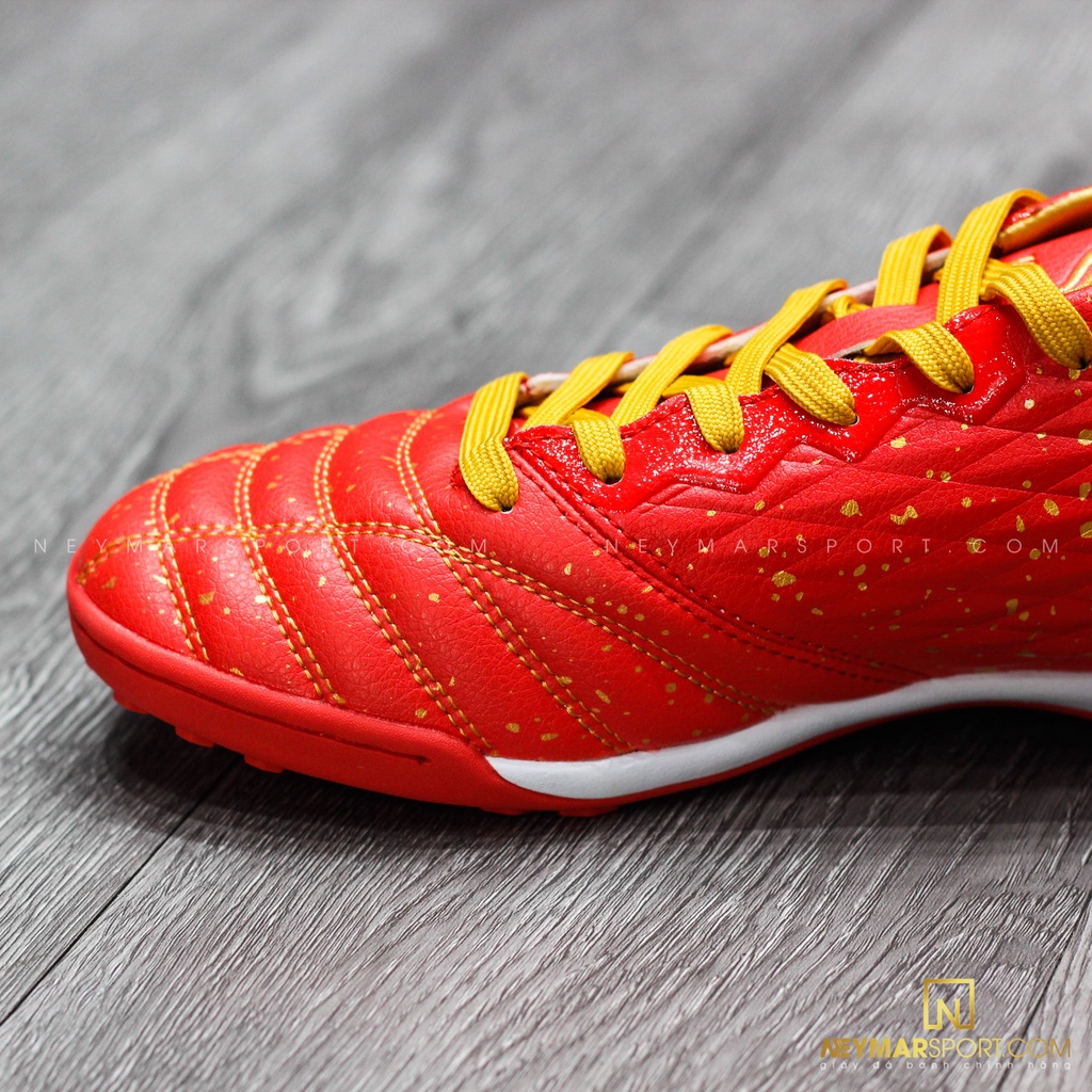 GIÀY ĐÁ BÓNG KAMITO TA11 TF TOUCH OF MAGIC - RED/GOLD CHÍNH HÃNG
