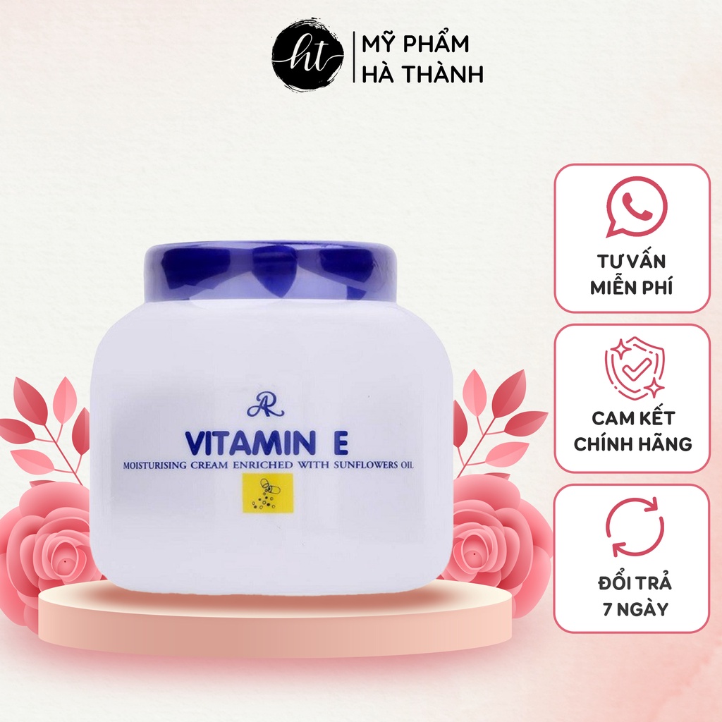 Kem dưỡng ẩm Vitamin E Aron 200g dưỡng trắng, giữ ẩm, chống nẻ hiệu quả -HT171