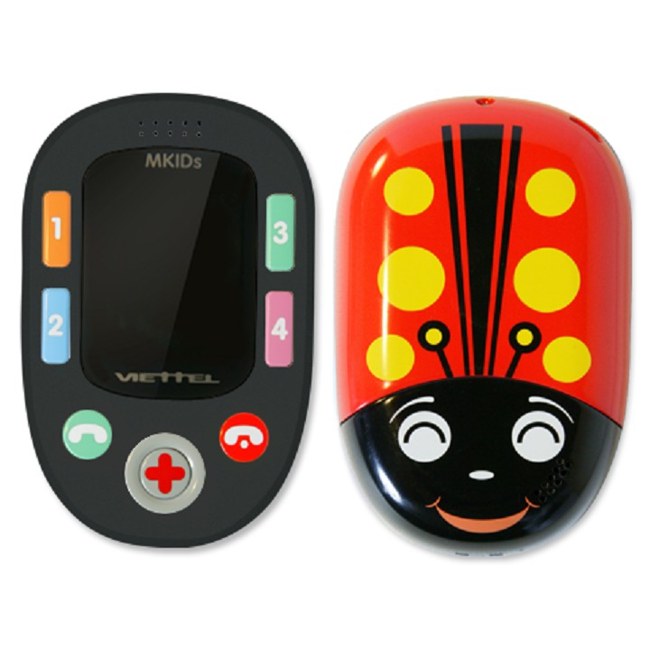 Điện thoại trẻ em Mkids Viettel - MÀU ĐỎ